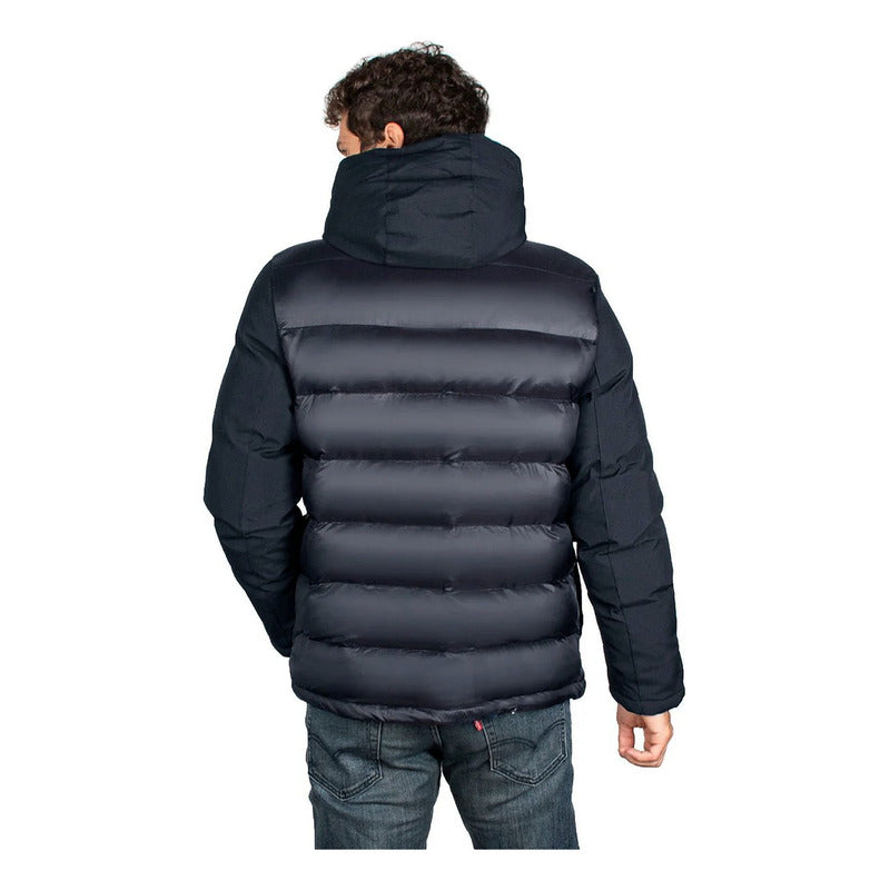 Chamarra Capitonada Para Hombre Cw83-pol8871 Greenlander® Navy Ch Capitonado