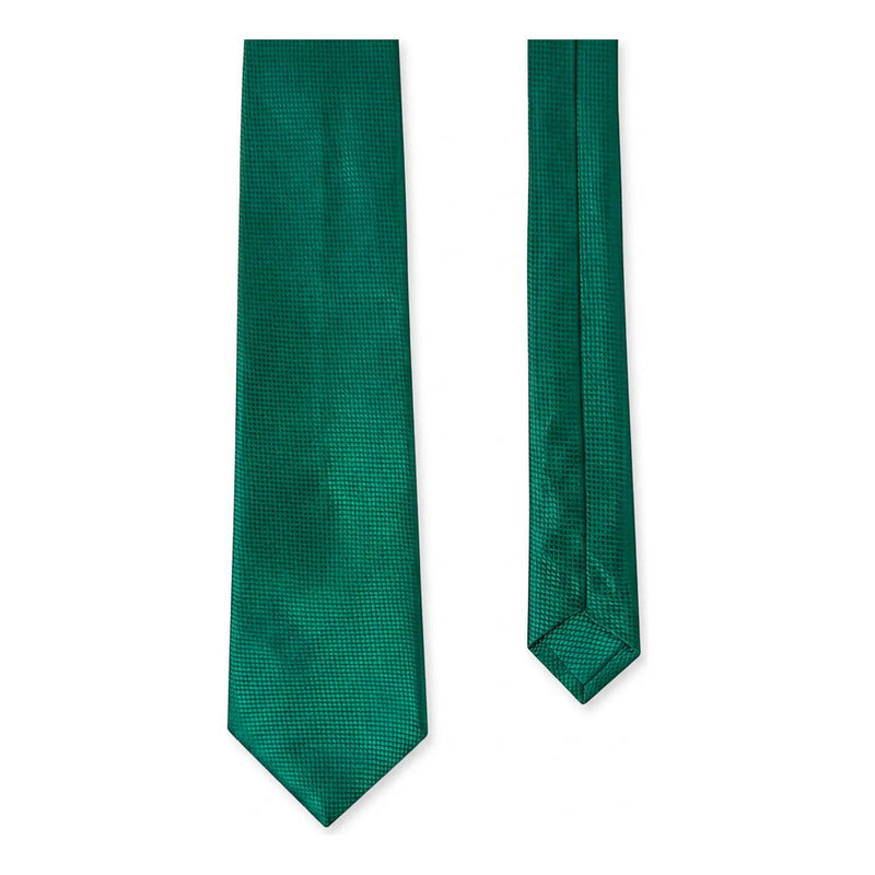 Corbata Elegante Para Hombre Eventos Y Negocios Marca Cotu® Verde Oscuro Texturizado 160 Cm