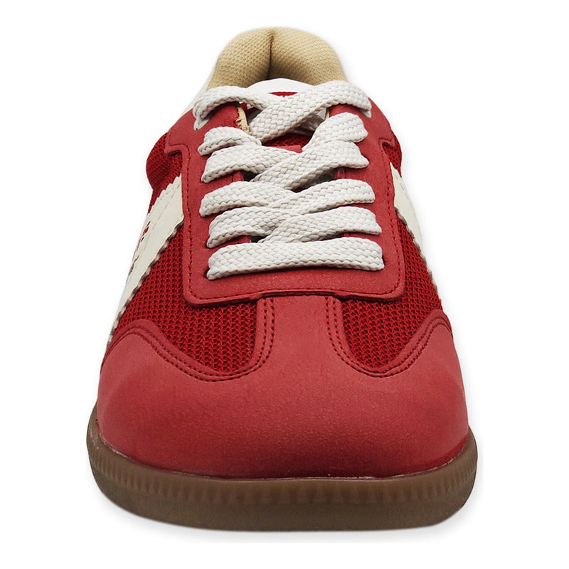 Tenis Casual Para Mujer Mod. L1126203 Marca Levi's® Rojo Lisa 23.5 Mx