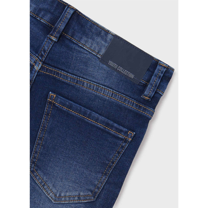 Short Bermuda Para Niño Mod.252 Oscuro Marca Mayoral® Oscuro Lisa 8 Años