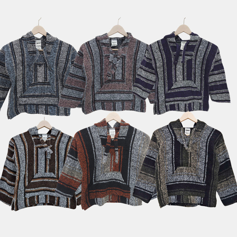 Sudadera Canguro Artesanal De Jerga Infantil Mayoreo 6pz