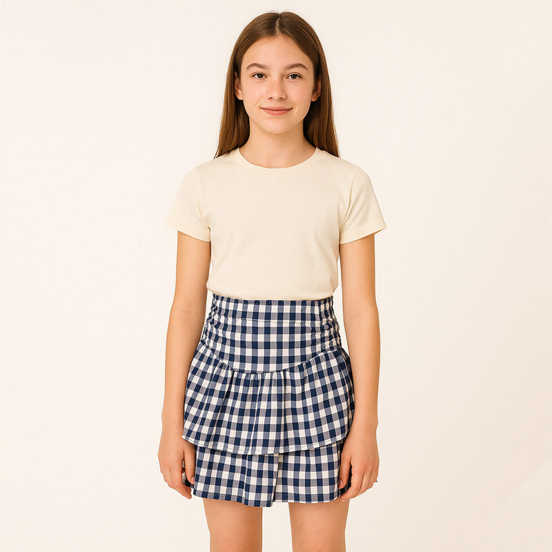 Falda De Niña Mod.6904 Indigo Marca Mayoral® Índigo Geométrico 14 Años