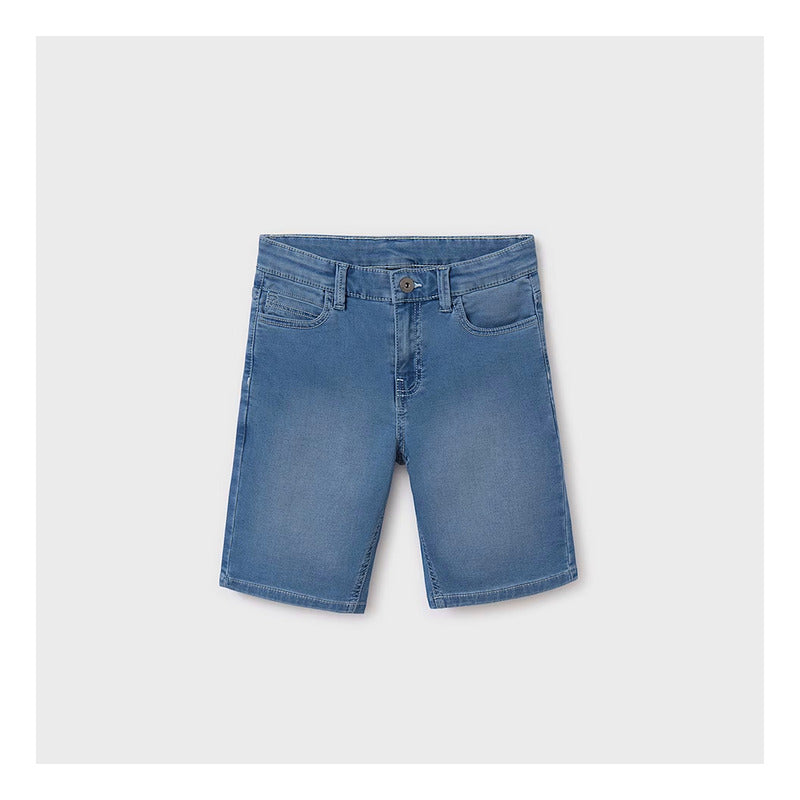 Bermuda De Mezclilla Para Niño Mod. 6203 Marca Mayoral®