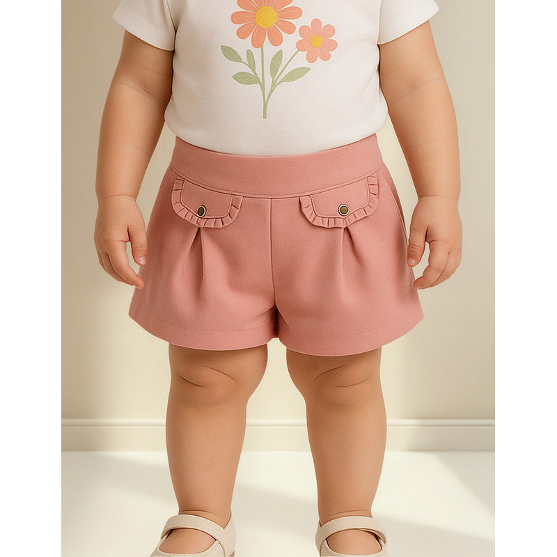 Short Para Niña Mod.2936 Marca Mayoral® Coral Lisa 18 M