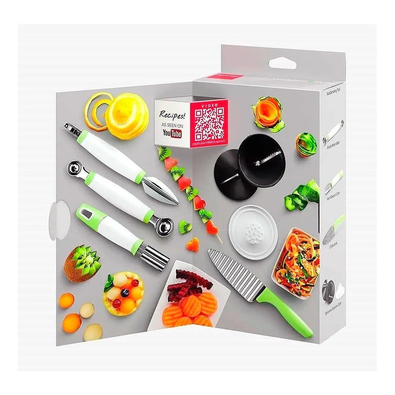 Kit De Utensilios Para Vegetales Y Frutas Marca Metaltex®