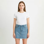 Falda De Mezclilla Para Mujer Mod. Ssjsskd Marca Skannda®