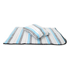 Frazada De Viaje Artesanal Con Almohada Set De Descanso