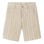 Bermuda Para Niño Mod.6279 Marca Mayoral® Beige Rayas 18