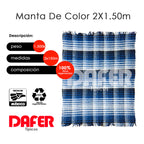 Cobija Mexicana Manta De Color 2x1.50m Económica