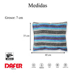 Frazada De Viaje Artesanal Con Almohada Set De Descanso