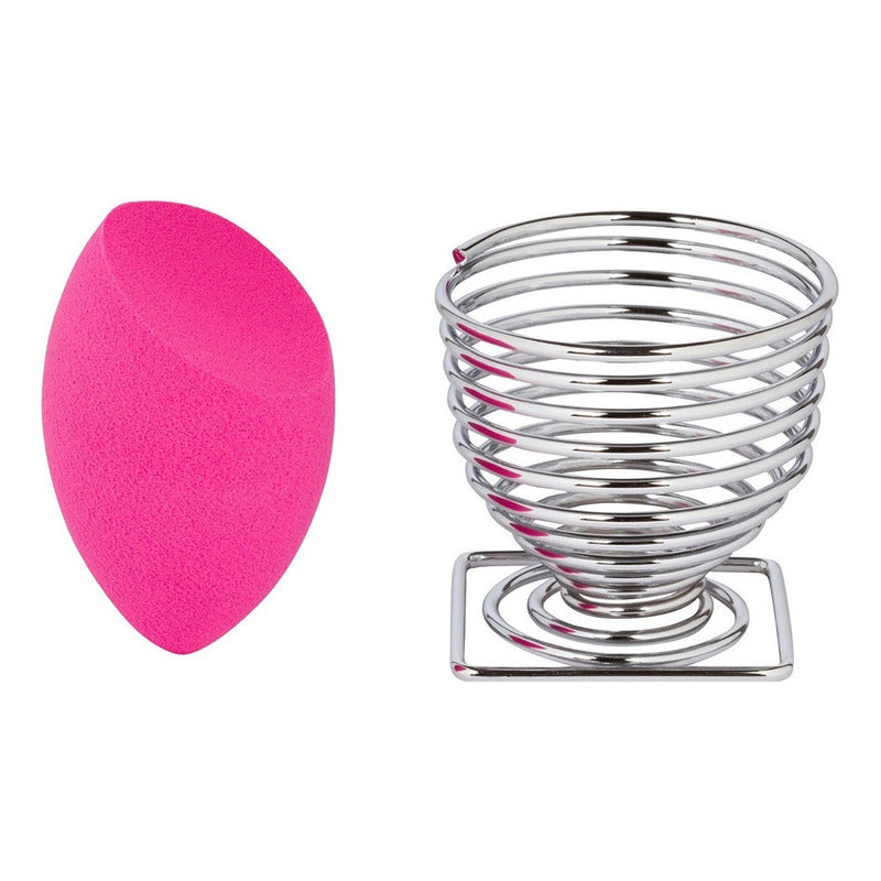 Esponja Difuminadora Con Soporte Metalico Marca Cala® Fucsia Mediana