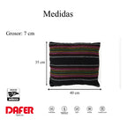 Frazada De Viaje Artesanal Con Almohada Set De Descanso