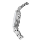 Reloj Nivada Executive Caballero Acero Blanco Indice Plateado Blanco