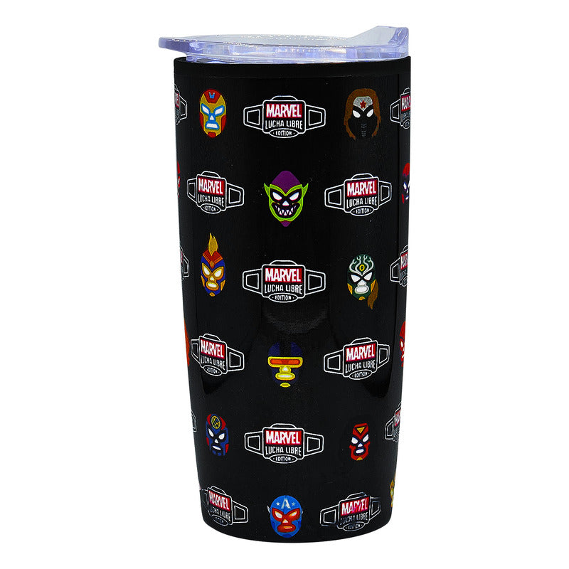 Vaso Termo Con Tapa 450ml Para Adulto Diseños Varios