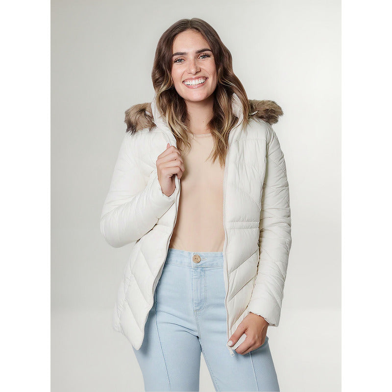 Chamarra Capitonada Para Mujer Mod. Q33200 Marca Bobois®