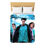 Cobertor Ligero Super Suave Matrimonial Diseños Providencia® Harry Potter El Prisionero De Azkaban 850 G Multicolor