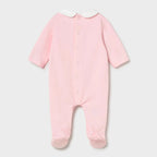 Mameluco Ligero Para Bebé Mod.1743 Marca Mayoral® Rosa 1-2 Meses Lisa
