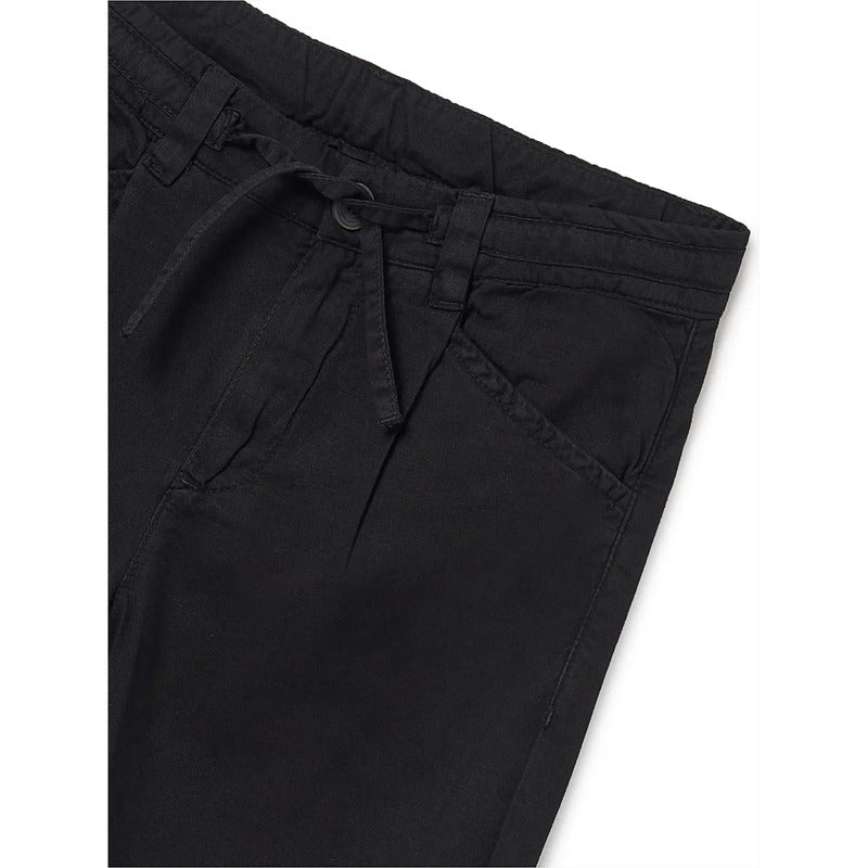 Pantalón Relaxed Juvenil 6525 Marca Nukutavake Mayoral® Negro Lisa 14 Años