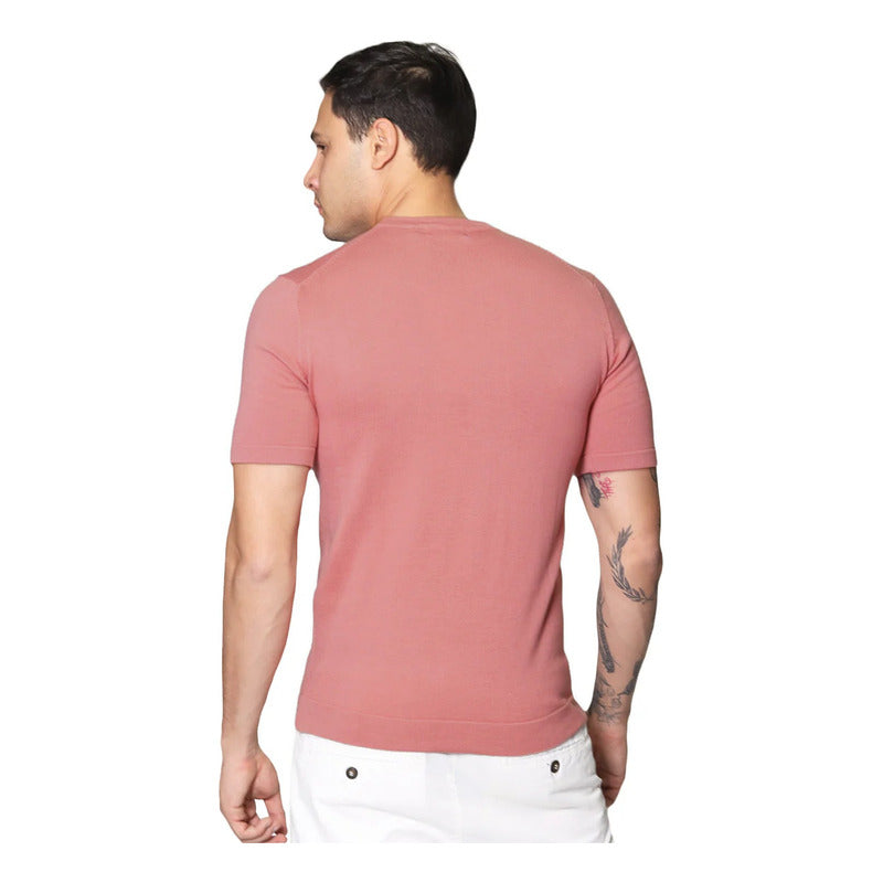 Playera Casual De Hombre Mod. A41454a Marca Bobois®