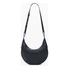 Bolso Ovalado Mediano Con Relieves 26saxpbc/2000 Desigual® Negro Relieves Níquel
