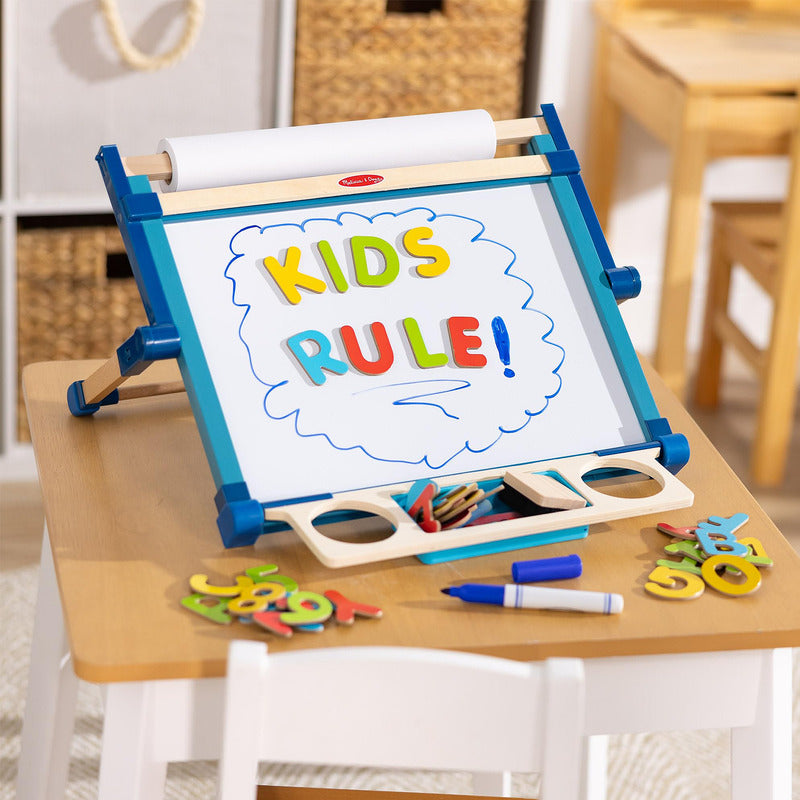 Pizarrón Doble Vista Didáctico Mod.87333 Melissa And Doug® Multicolor
