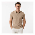 Playera Ligera Casual De Hombre Mod. A61417 Marca Bobois® Beige Eg Geométrico