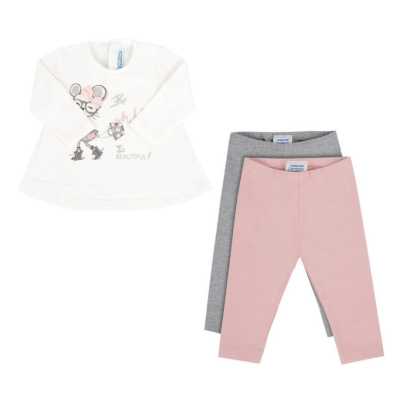 Conjunto Para Bebe Pantalón + Blusa Marca Mayoral®