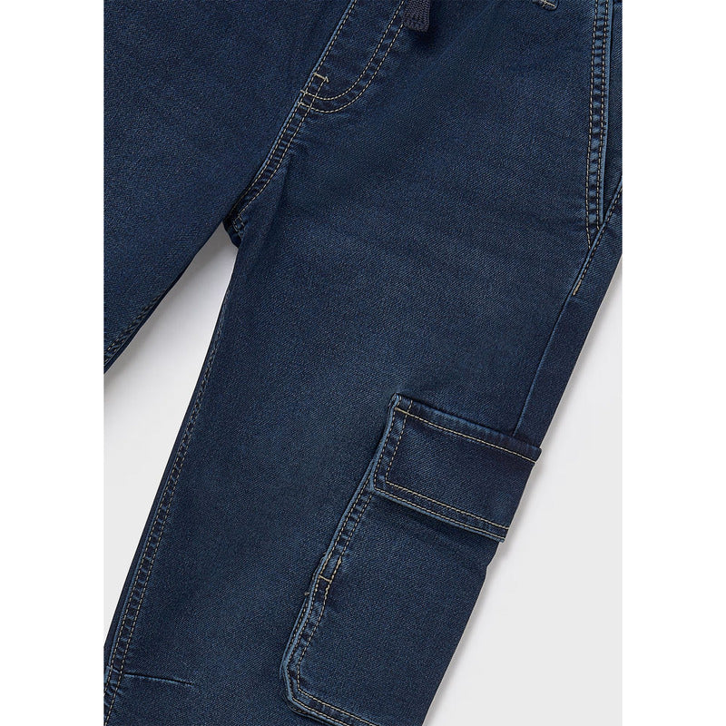 Pantalón Jogger Mezclilla Para Niño Mod.7560 Marca Mayoral®