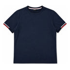 Playera Casual Para Hombre Mod. A61404 Marca Bobois® Azul Marino Eeg Lisa