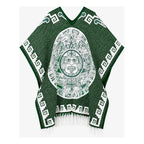 Jorongo Gaban Artesanal Mexicano Colores Calendario Verde Oscuro Calendario Xg