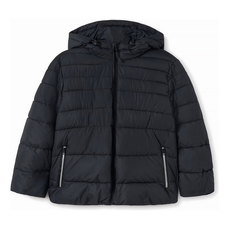 Chamarra Reflectante Para Niño Mod.7458 Marca Mayoral® Negro 8 Lisa