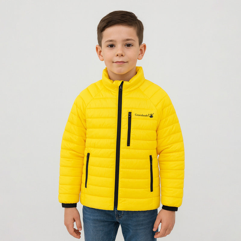Chamarra De Pluma Para Niño Gw83-pol8942 Marca Greenlander®
