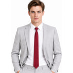 Corbata Elegante Para Hombre Eventos Y Negocios Marca Cotu® Vino Texturizado 160 Cm
