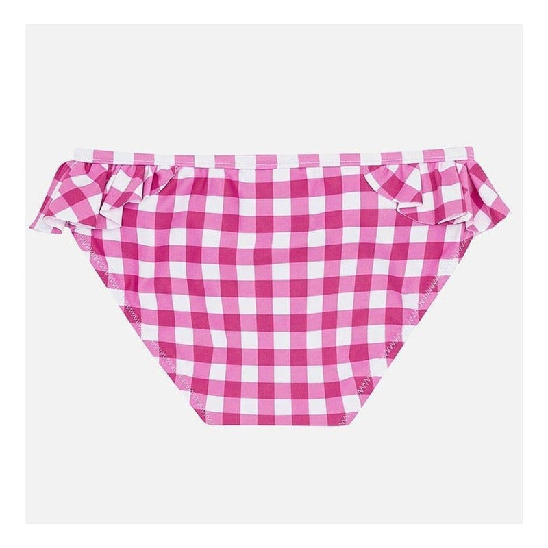 Traje De Baño Bikini De Niña Cuadros Rosa Mayoral 3728