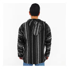 Suéter Poncho Canguro Artesanal Hoodie Acrilico Colores