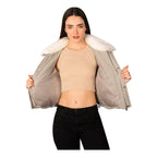Chamarra Vinil Cuello De Peluche Dw86-vin7132 Greenlander®