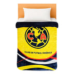 Cobertor Borrega Individual Futbol 1.50x2.00m Providencia® América 1 Kg Multicolor