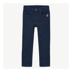 Pantalón Slim Fit Casual Para Niño Mod.4539 Marca Mayoral® Marino Liso 7 Años