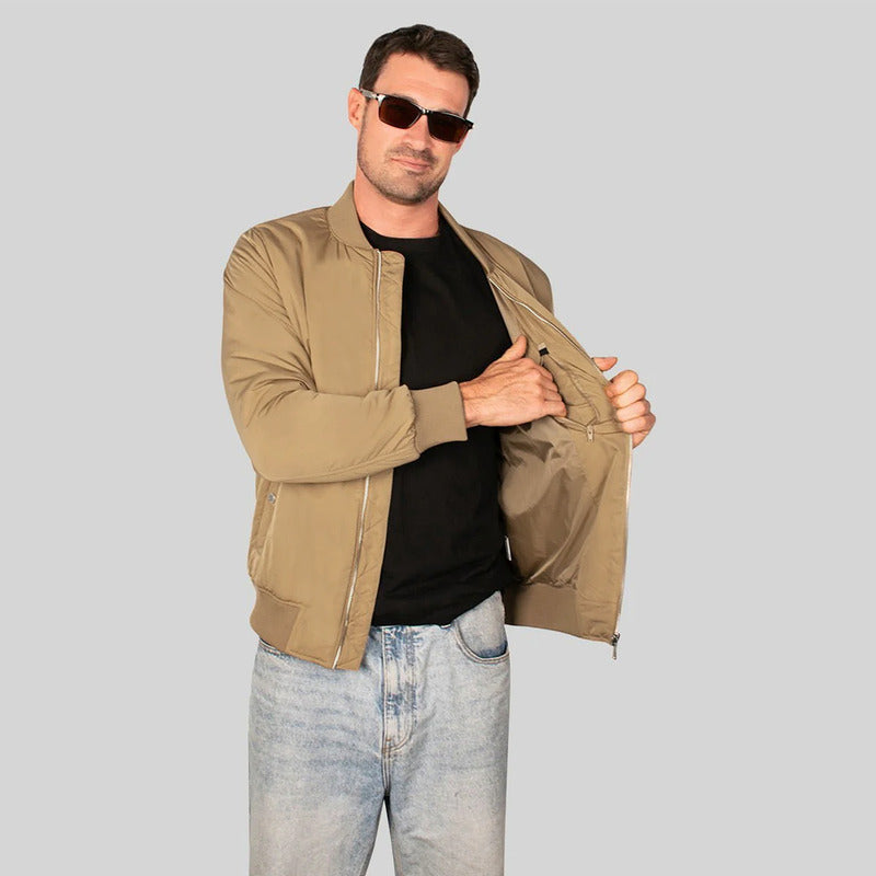 Chamarra Bomber Para Caballero Cw89-pol7336 Greenlander®
