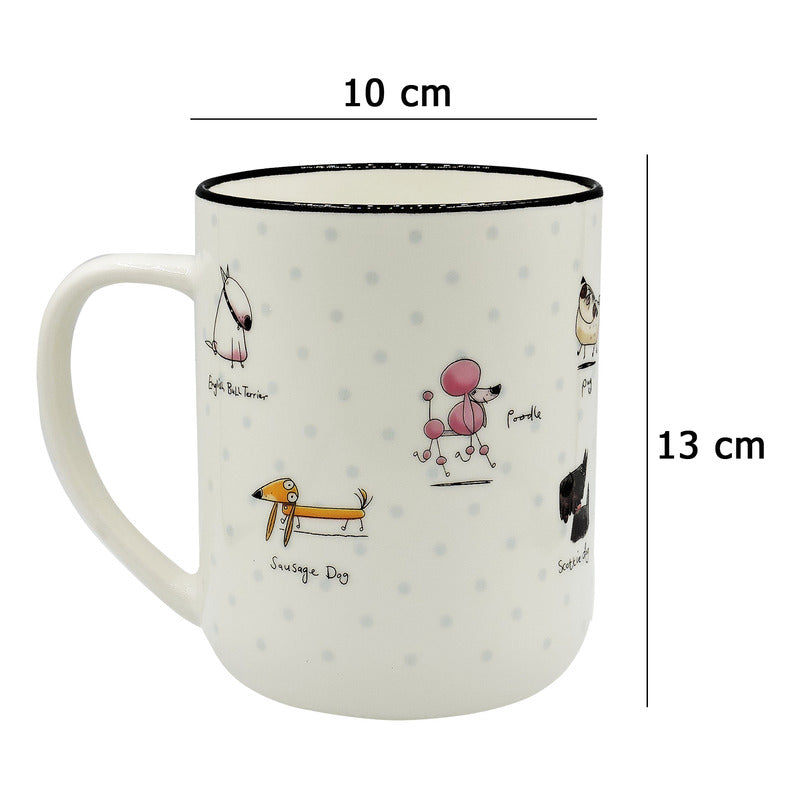 Taza Tarro Grande De Porcelana 620ml Diseños Animados
