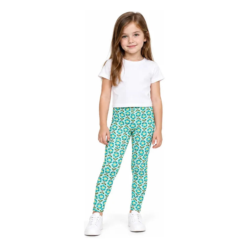 Legging Estampado Para Niña Mod. 3722 Marca Mayoral® Oceano Floreado 3 Años