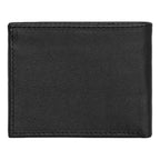 Billetera De Hombre Bifold Mod.87522-0090 Marca Levi's® Negro Liso