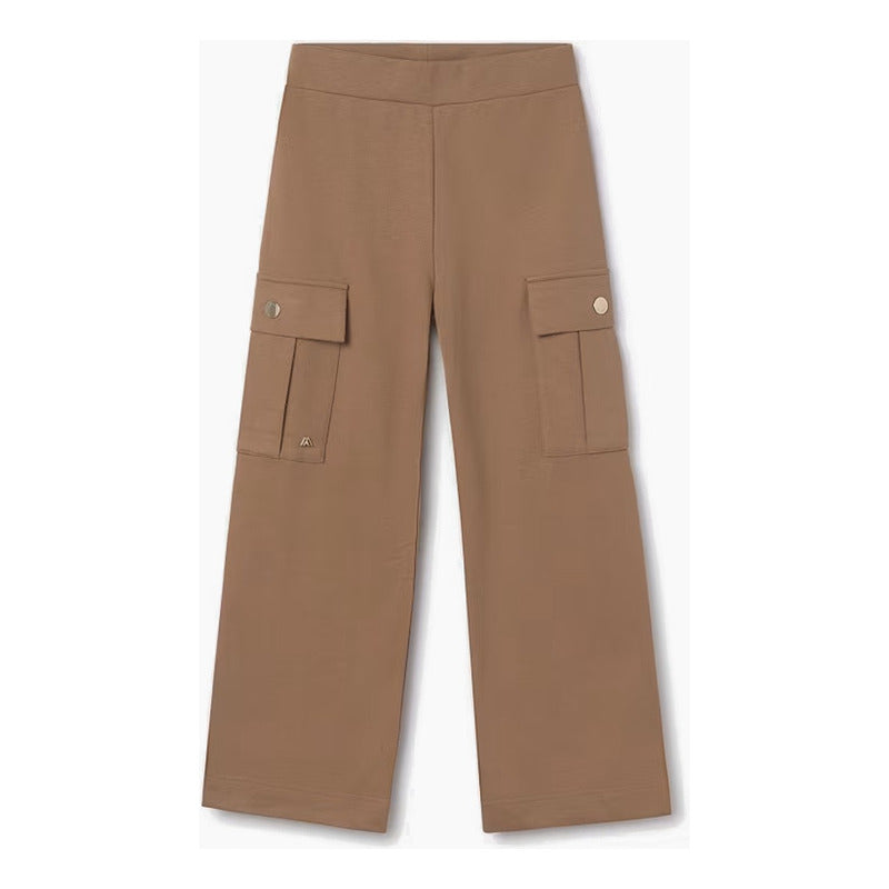 Pantalón Holgado Cargo Para Niña Mod.7551 Marca Mayoral® Marrón Claro Liso 8