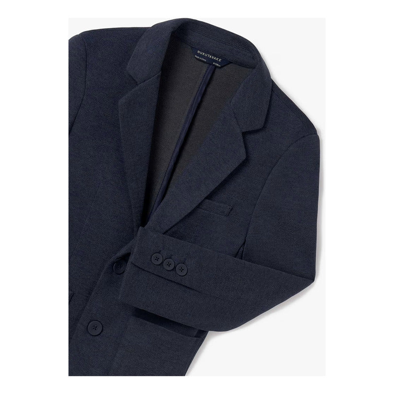 Saco De Vestir Para Niño Mod.7454 Marca Mayoral® Azul Marino Lisa 16