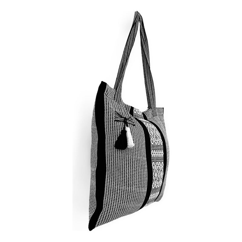 Bolsa Artesanal Mexicana Tipo Tote Bag Para Mujer 45x45cm