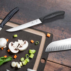 Cuchillo Para Trinchar Carving Knife 6.8103.18b Victorinox® Negro