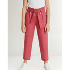Pantalón Cropped Con Moño En Tencel Mod.6583 Marca Mayoral® Rosa Chicle Liso 14