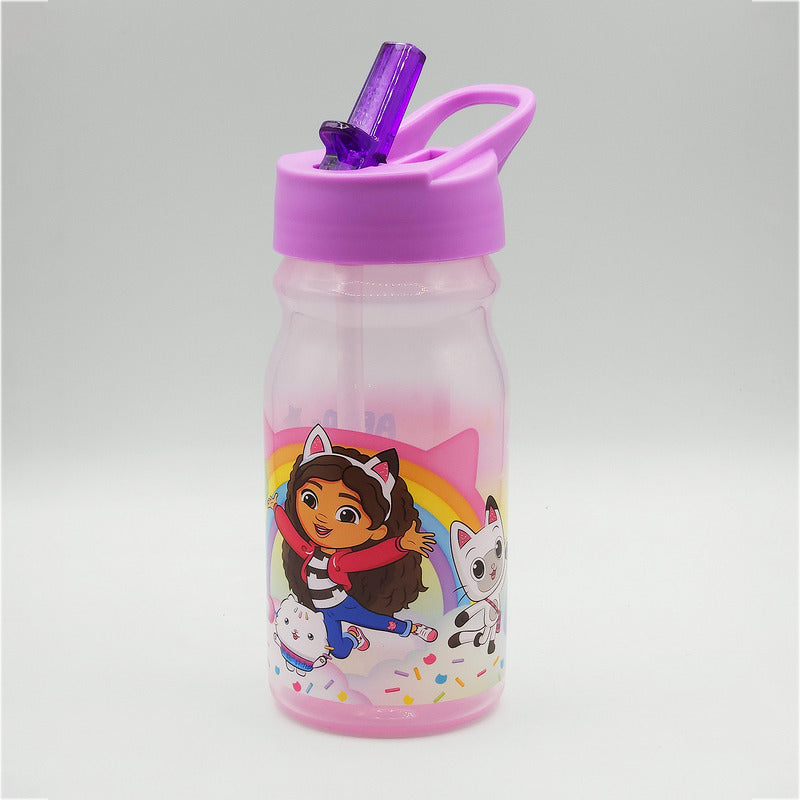 Lonchera Infantil De Plástico Con Botella Diseños Varios