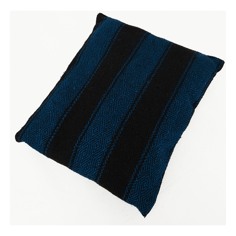 Frazada De Viaje Artesanal Con Almohada Set De Descanso