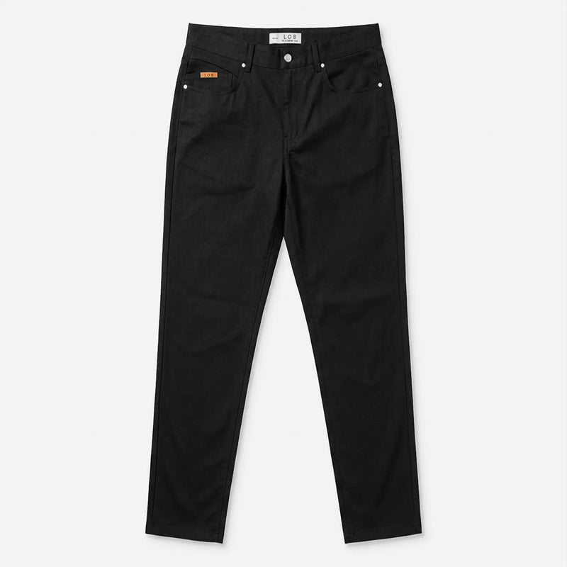 Pantalon Para Hombre Mod. Cprc0205 Marca Lob® Negro Lisa 32